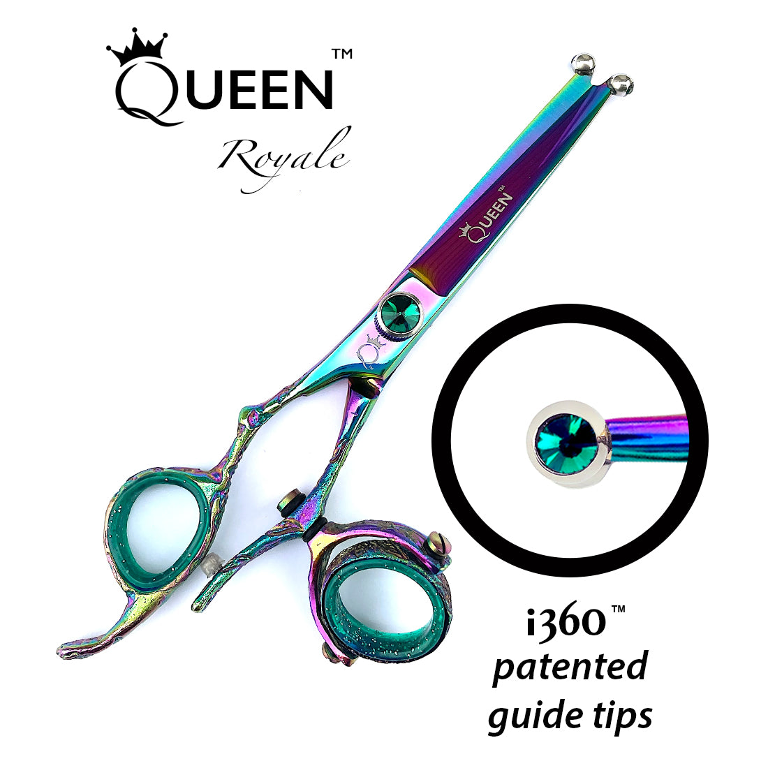 Queen Royale i360 Double Swivel Shears-Left Hand