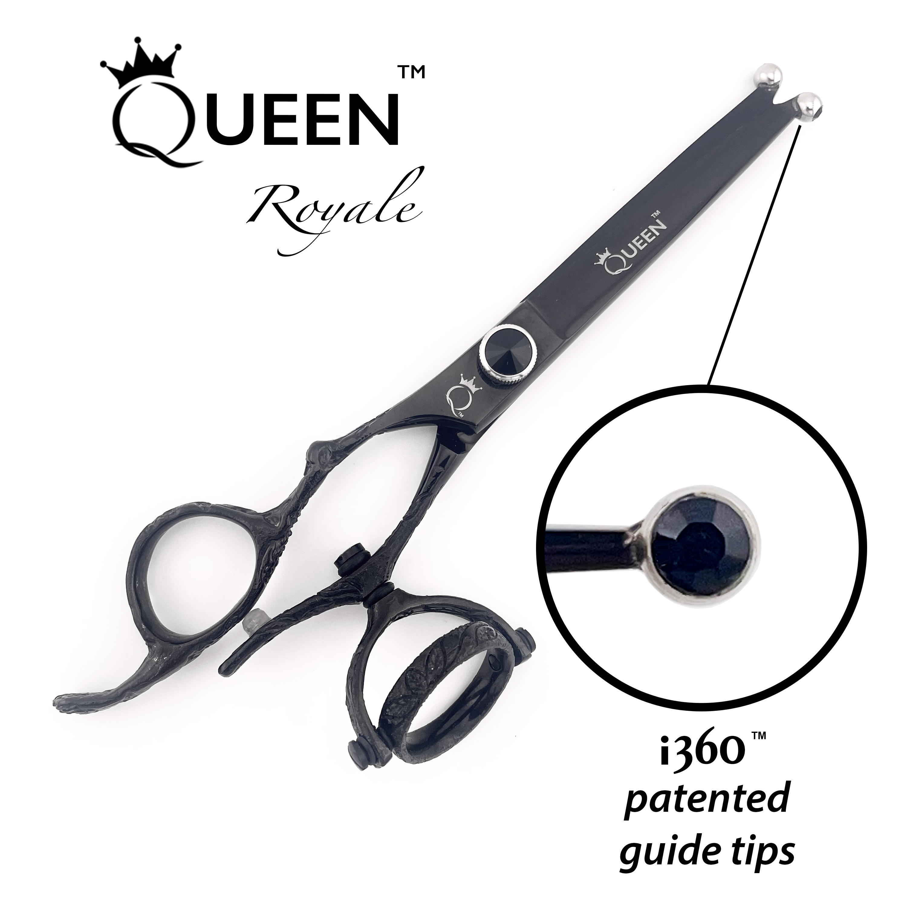 Queen Royale i360 Double Swivel Shears-Left Hand