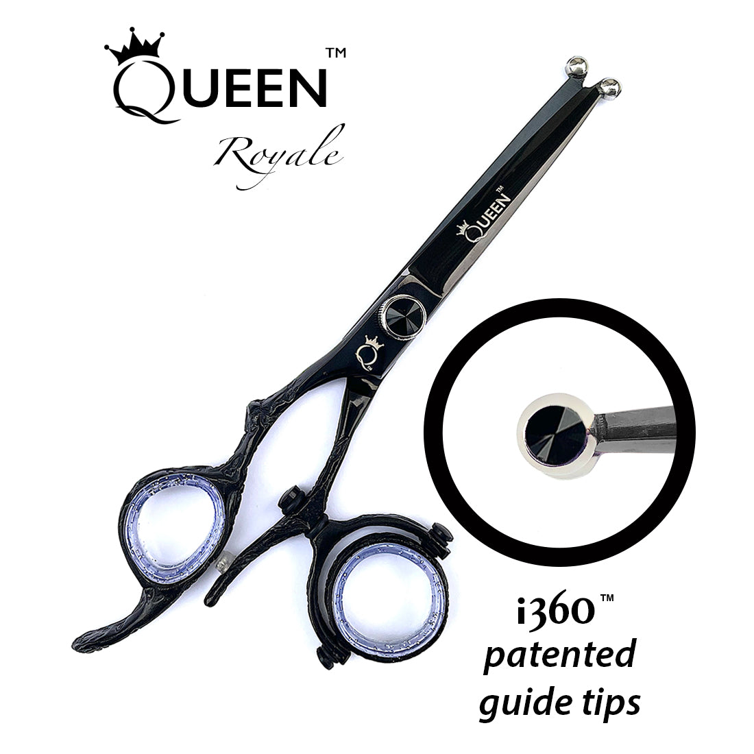Queen Royale i360 Double Swivel Shears-Left Hand