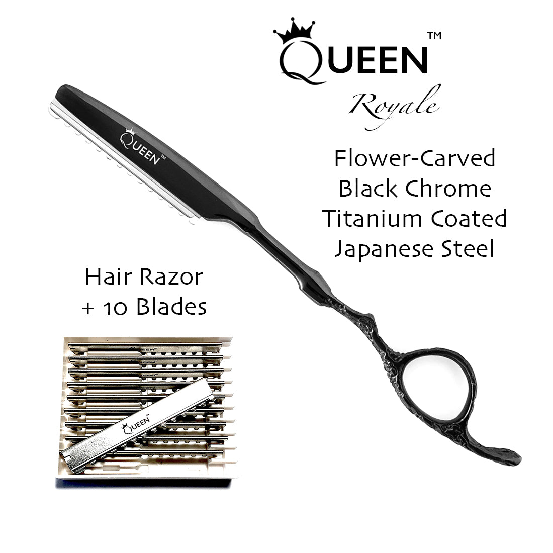 Queen Royale Hair Razor+ Blades