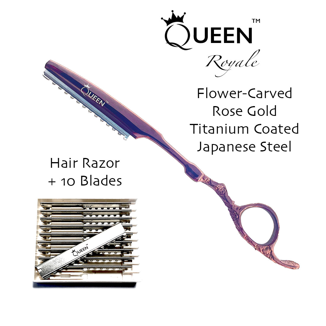 Queen Royale Hair Razor+ Blades